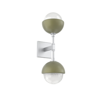Cabochon Double Sconce (1289|IDB0093-02-CS-WL-L3-GE)
