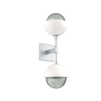 Cabochon Double Sconce (1289|IDB0093-02-CS-S-L3-WI)