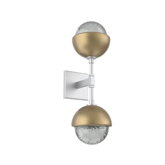 Cabochon Double Sconce (1289|IDB0093-02-CS-S-L3-GB)