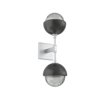 Cabochon Double Sconce (1289|IDB0093-02-CS-S-L1-MB)
