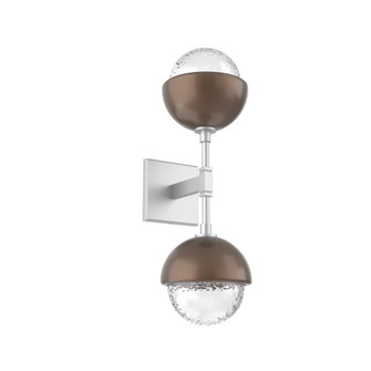 Cabochon Double Sconce (1289|IDB0093-02-CS-C-L1-BB)