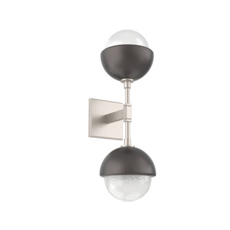 Cabochon Double Sconce (1289|IDB0093-02-BS-WL-L3-GP)