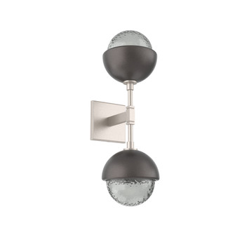 Cabochon Double Sconce (1289|IDB0093-02-BS-S-L3-GP)