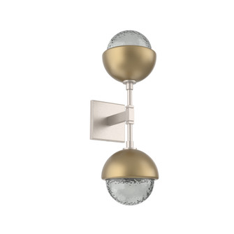Cabochon Double Sconce (1289|IDB0093-02-BS-S-L3-GB)