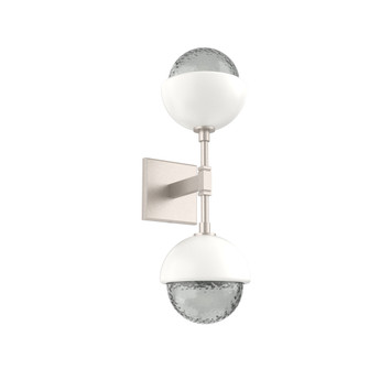 Cabochon Double Sconce (1289|IDB0093-02-BS-S-L1-WI)