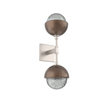 Cabochon Double Sconce (1289|IDB0093-02-BS-S-L3-BB)