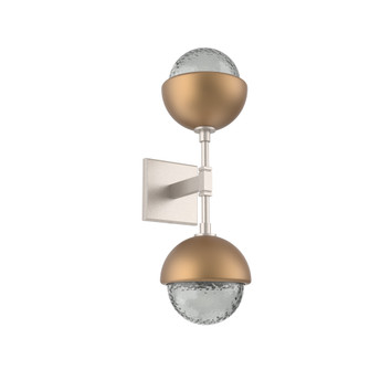 Cabochon Double Sconce (1289|IDB0093-02-BS-S-L1-NB)