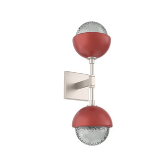 Cabochon Double Sconce (1289|IDB0093-02-BS-S-L1-RE)
