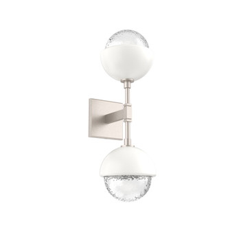 Cabochon Double Sconce (1289|IDB0093-02-BS-C-L3-WI)