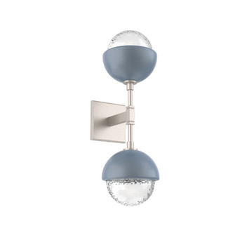 Cabochon Double Sconce (1289|IDB0093-02-BS-C-L3-BU)