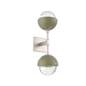 Cabochon Double Sconce (1289|IDB0093-02-BS-C-L1-GE)