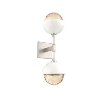 Cabochon Double Sconce (1289|IDB0093-02-BS-A-L3-WI)