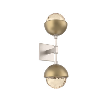 Cabochon Double Sconce (1289|IDB0093-02-BS-A-L3-GB)