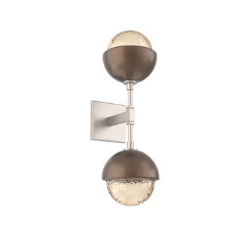 Cabochon Double Sconce (1289|IDB0093-02-BS-A-L3-BB)