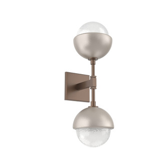 Cabochon Double Sconce (1289|IDB0093-02-BB-WL-L3-BS)