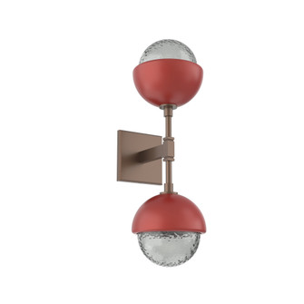 Cabochon Double Sconce (1289|IDB0093-02-BB-S-L1-RE)