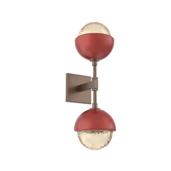 Cabochon Double Sconce (1289|IDB0093-02-BB-A-L3-RE)