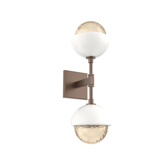 Cabochon Double Sconce (1289|IDB0093-02-BB-A-L1-WI)
