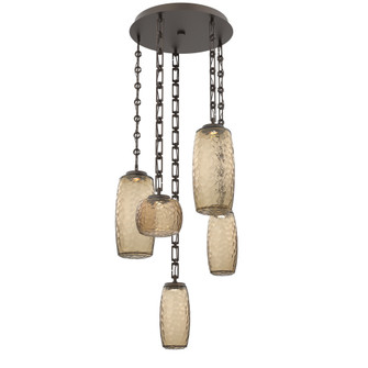Vessel Round Chain 5pc Multi-Pendant (1289|CNB0091-05-FB-B-CH3-L3)