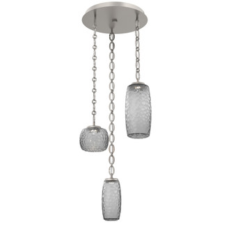 Vessel Round Chain 3pc Multi-Pendant (1289|CNB0091-03-BS-S-CH2-L3)