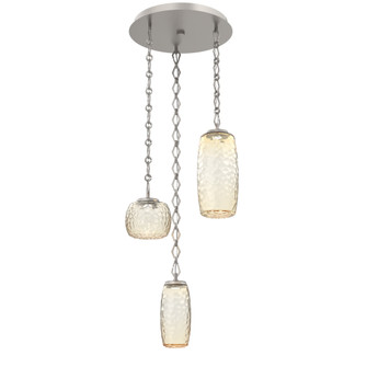 Vessel Round Chain 3pc Multi-Pendant (1289|CNB0091-03-BS-A-CH1-L1)