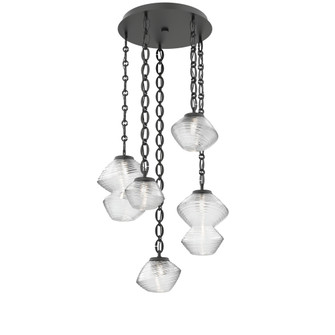 Mesa Round Chain 5pc Multi-Pendant (1289|CNB0089-05-MB-C-CH2-L3)