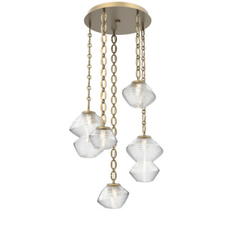 Mesa Round Chain 5pc Multi-Pendant (1289|CNB0089-05-GB-C-CH2-L3)