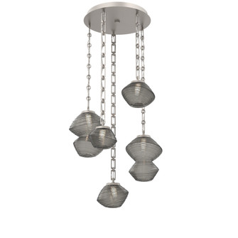Mesa Round Chain 5pc Multi-Pendant (1289|CNB0089-05-BS-S-CH3-L3)
