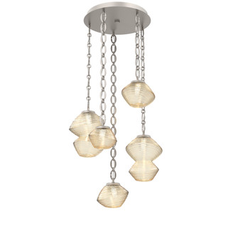 Mesa Round Chain 5pc Multi-Pendant (1289|CNB0089-05-BS-A-CH2-L1)