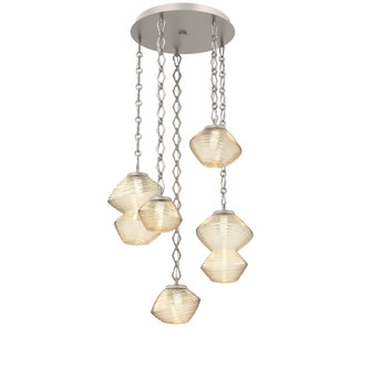Mesa Round Chain 5pc Multi-Pendant (1289|CNB0089-05-BS-A-CH1-L1)