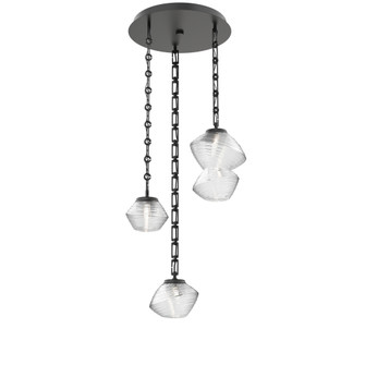 Mesa Round Chain 3pc Multi-Pendant (1289|CNB0089-03-MB-C-CH3-L1)