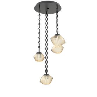 Mesa Round Chain 3pc Multi-Pendant (1289|CNB0089-03-MB-A-CH2-L1)