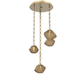 Mesa Round Chain 3pc Multi-Pendant (1289|CNB0089-03-GB-B-CH1-L3)
