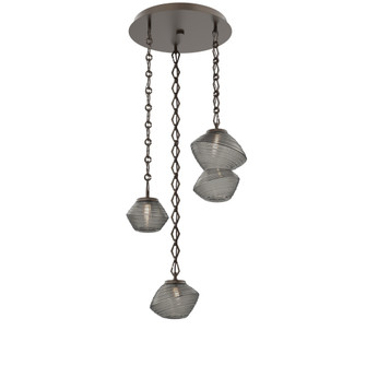 Mesa Round Chain 3pc Multi-Pendant (1289|CNB0089-03-FB-S-CH1-L3)