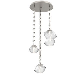 Mesa Round Chain 3pc Multi-Pendant (1289|CNB0089-03-BS-C-CH3-L3)