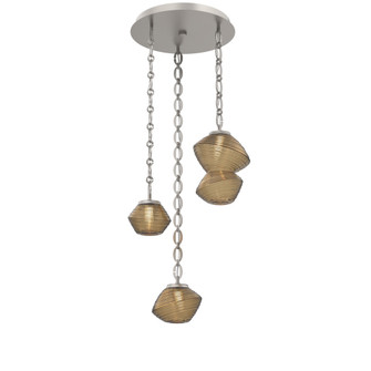 Mesa Round Chain 3pc Multi-Pendant (1289|CNB0089-03-BS-B-CH2-L1)