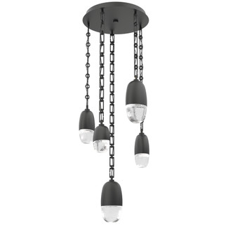 Pebble Round Chain 5pc Multi-Pendant (1289|CNB0079-05-MB-PC-CH3-L3)
