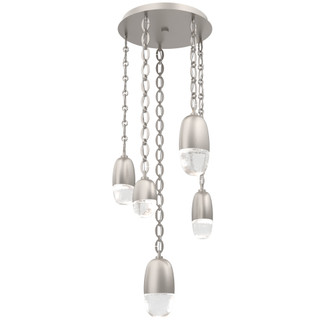 Pebble Round Chain 5pc Multi-Pendant (1289|CNB0079-05-BS-PC-CH2-L3)