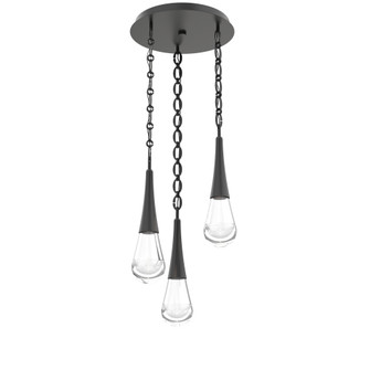 Raindrop Round Chain 3pc Multi-Pendant (1289|CNB0078-03-MB-C-CH2-L3)