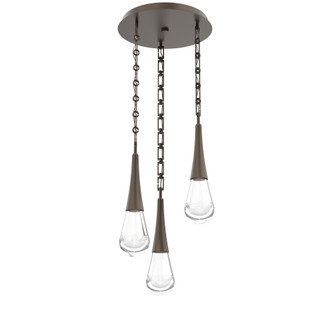 Raindrop Round Chain 3pc Multi-Pendant (1289|CNB0078-03-FB-C-CH3-L1)