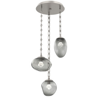 Cosmos Round 3pc Multi-Pendant Chain (LED) (1289|CNB0069-03-BS-ZS-CH3-L1)