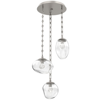 Cosmos Round 3pc Multi-Pendant Chain (LED) (1289|CNB0069-03-BS-ZC-CH3-L3)