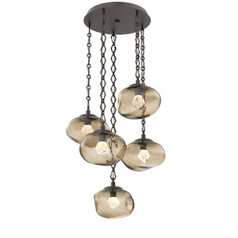Nova Round 5pc Multi-Pendant Chain (LED) (1289|CNB0068-05-FB-ZB-CH1-L1)
