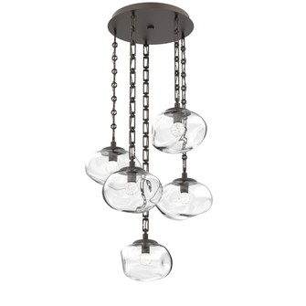 Nova Round 5pc Multi-Pendant Chain (LED) (1289|CNB0068-05-FB-FC-CH3-L3)