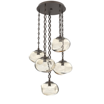 Nova Round 5pc Multi-Pendant Chain (LED) (1289|CNB0068-05-FB-FA-CH2-L1)