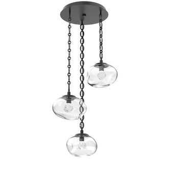 Nova Round 3pc Multi-Pendant Chain (LED) (1289|CNB0068-03-MB-ZC-CH2-L1)