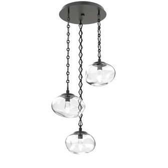 Nova Round 3pc Multi-Pendant Chain (LED) (1289|CNB0068-03-MB-GC-CH1-L1)