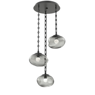 Nova Round 3pc Multi-Pendant Chain (LED) (1289|CNB0068-03-MB-FS-CH3-L1)