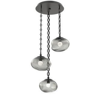 Nova Round 3pc Multi-Pendant Chain (LED) (1289|CNB0068-03-MB-FS-CH2-L1)