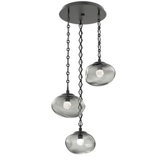 Nova Round 3pc Multi-Pendant Chain (LED) (1289|CNB0068-03-MB-FS-CH1-L1)